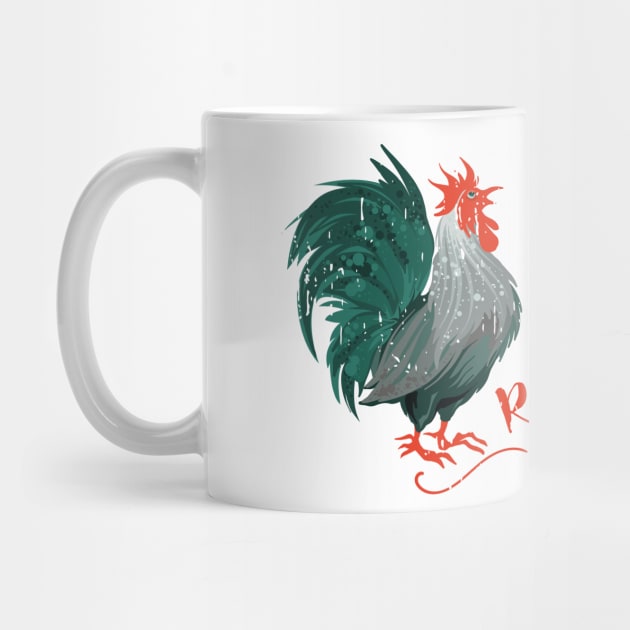 rooster by Sasaku